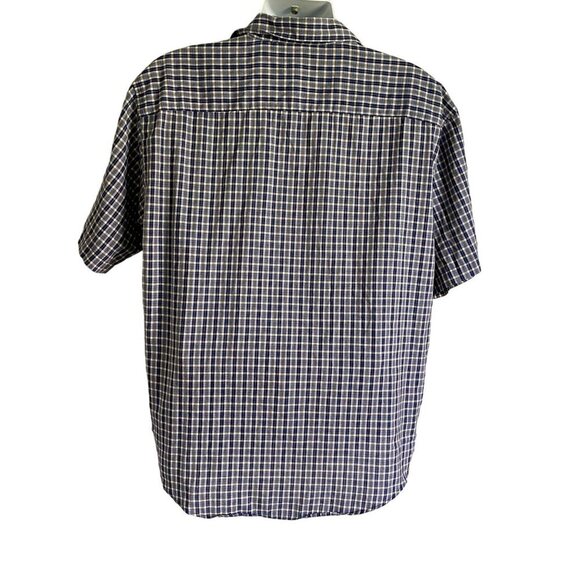 Arrow Tournament Men's Short Sleeve Button Down Shirt Size Large - Picture 3 of 9